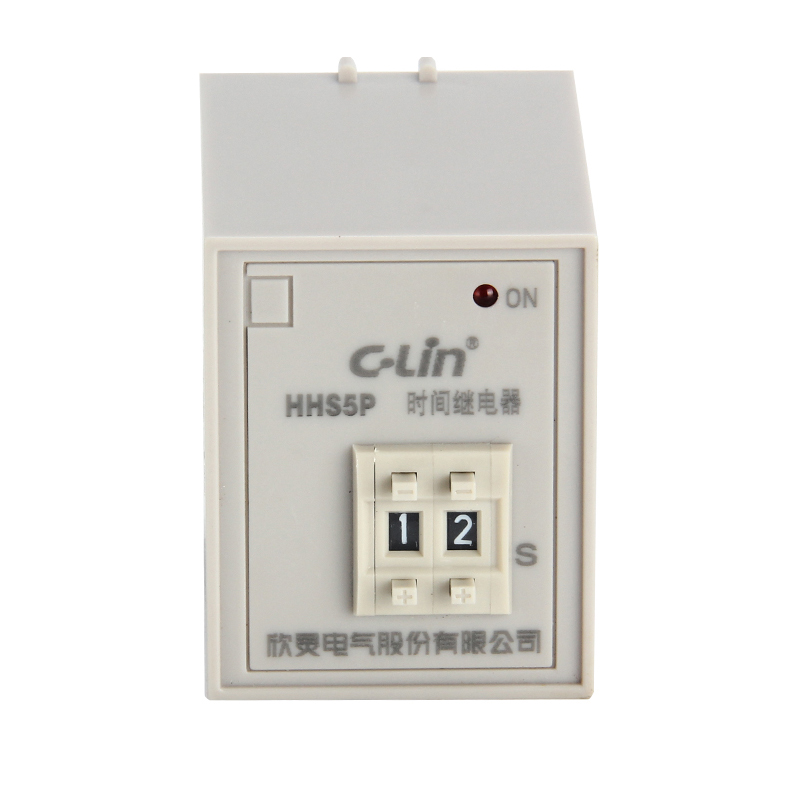 C-Lin欣灵 二位时间继电器 HHS5P 9.9S 99S 9.9M 99M AC220V DC24 - 图3