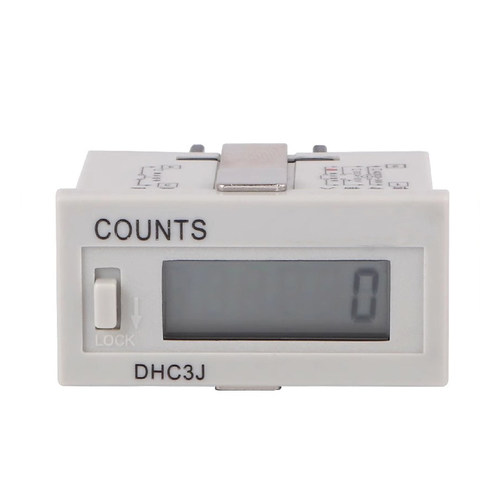累计计数器DHC3J-6L/6VL/6AL 面板复位6位计数COUNTS自带电源锂电 - 图2