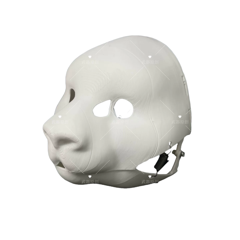 写实熊猫兽头头骨原创建模兽偶配件可动鄂下巴配牙齿头壳福瑞,淘宝优惠券,粉丝福利购,淘宝优惠卷