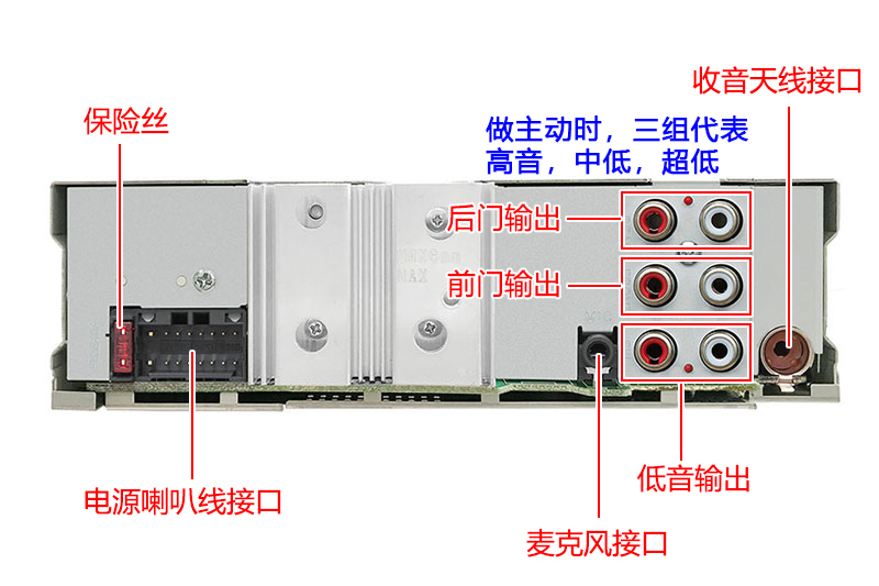 建伍KDC-BT660U蓝牙汽车CD机发烧主动分频DSP延时A09先锋640升级 - 图0