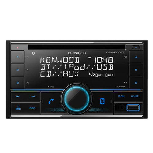 建伍DPX-5300BT汽车CD主机USB蓝牙5200升级方控96kFLAC无损24Bit - 图3