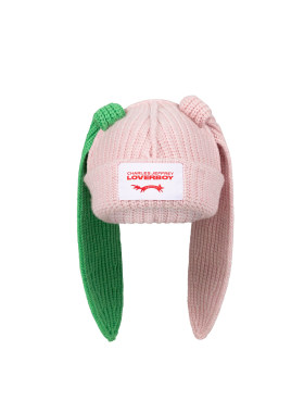 【现货】Charles Jeffrey LOVERBOY 26SS 耳朵针织帽 DOUBLEBOO