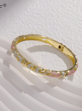 景泰蓝珐琅手镯闺蜜女复古送礼物