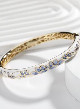 景泰蓝手镯铜胎复古女掐丝珐琅彩