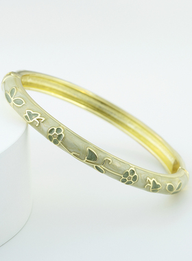 景泰蓝珐琅彩手镯女细中国风饰品