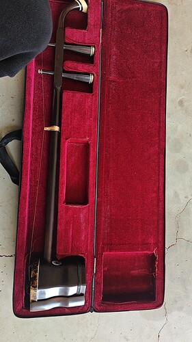 二胡翻新民族乐器抛光变新二胡制作手工出新蒙皮换杆换皮换筒 - 图1