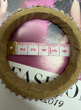 拉丁肚皮舞4排防奥钻手镯女款