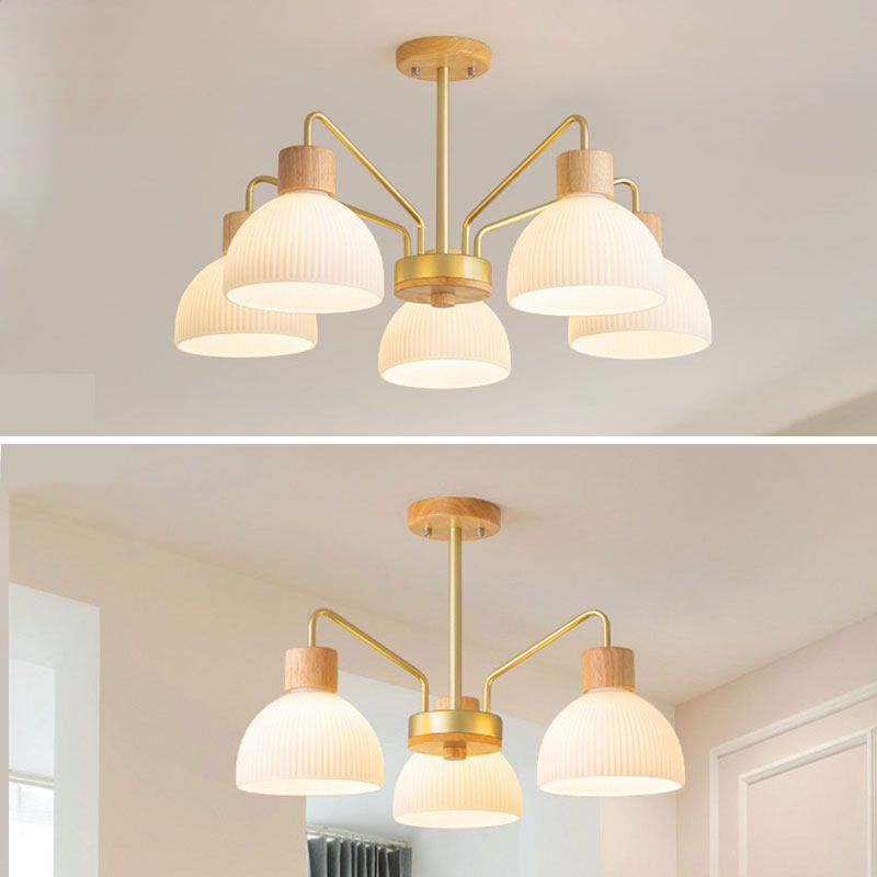 北欧原木风客厅吊灯卧室房间餐桌餐厅吊灯三头网红简约现代吸顶灯,淘宝优惠券,粉丝福利购,淘宝优惠卷