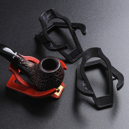 塑料烟斗架便携烟斗底座折叠通用烟斗展示架架子单位勺型烟斗座 - 图2