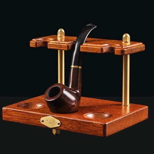 季风 Трубовая подставка с твердой древесиной многопозиционной подставкой для труб специальные инструменты медная 5-позиционная сиденье.