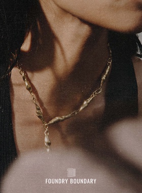 设计师品牌原创螺旋自由扣项链