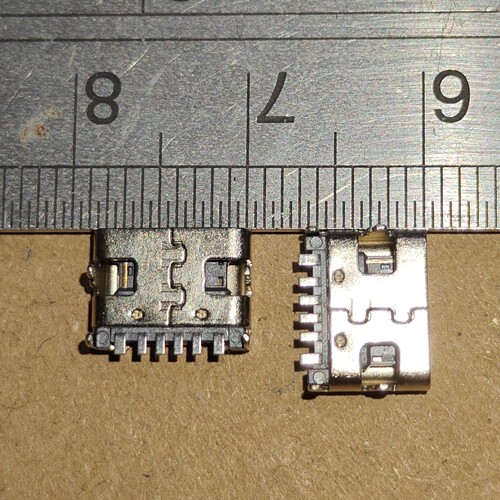 一元10个 DIY TYPE-C母座6P板DIP母座 编带版 - 图2