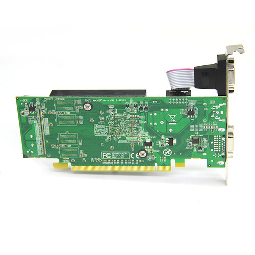多屏炒股显卡HD63502GDDR3PCIE双VGA 多屏高清扩展复制小机箱半高 - 图2