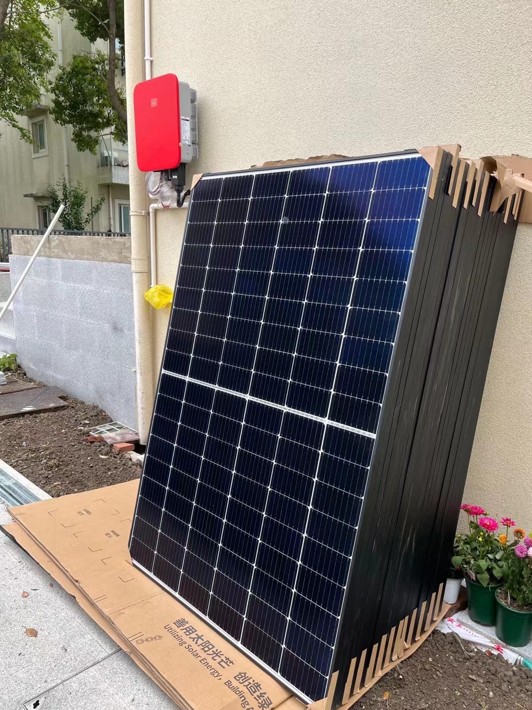 隆基A级Solar单晶单面双波双面太阳能光伏板发电355W550W555W580W - 图2