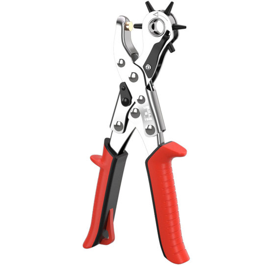 Arrizo-pinzas de perforación para cinturón, perforadora multifuncional para ojos, punzonadora, cinturón, punzonadora, agujero redondo, agujero plano, ovalado