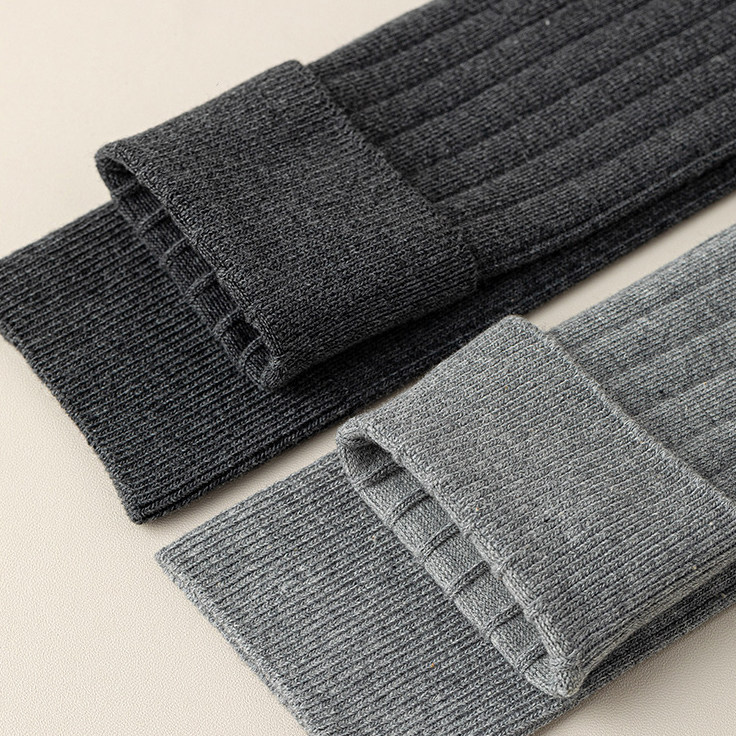 100%全棉长筒袜女春秋季纯色抗菌及膝小腿袜简约双针坑条jk小皮鞋,淘宝优惠券,粉丝福利购,淘宝优惠卷