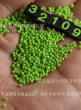 2mm超优油画仿瓷玻璃米珠diy
