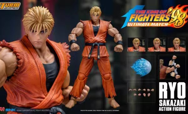 [预售]Storm Toys 1/12 KOF 拳皇98 Ryo Sakazaki 坂崎良6050 - 图0