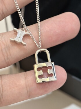 新款欧美时尚凯旋门锁头项链