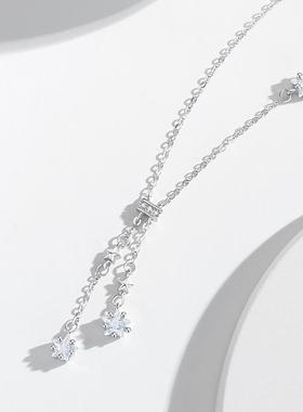 流星雨锁骨链女轻奢款