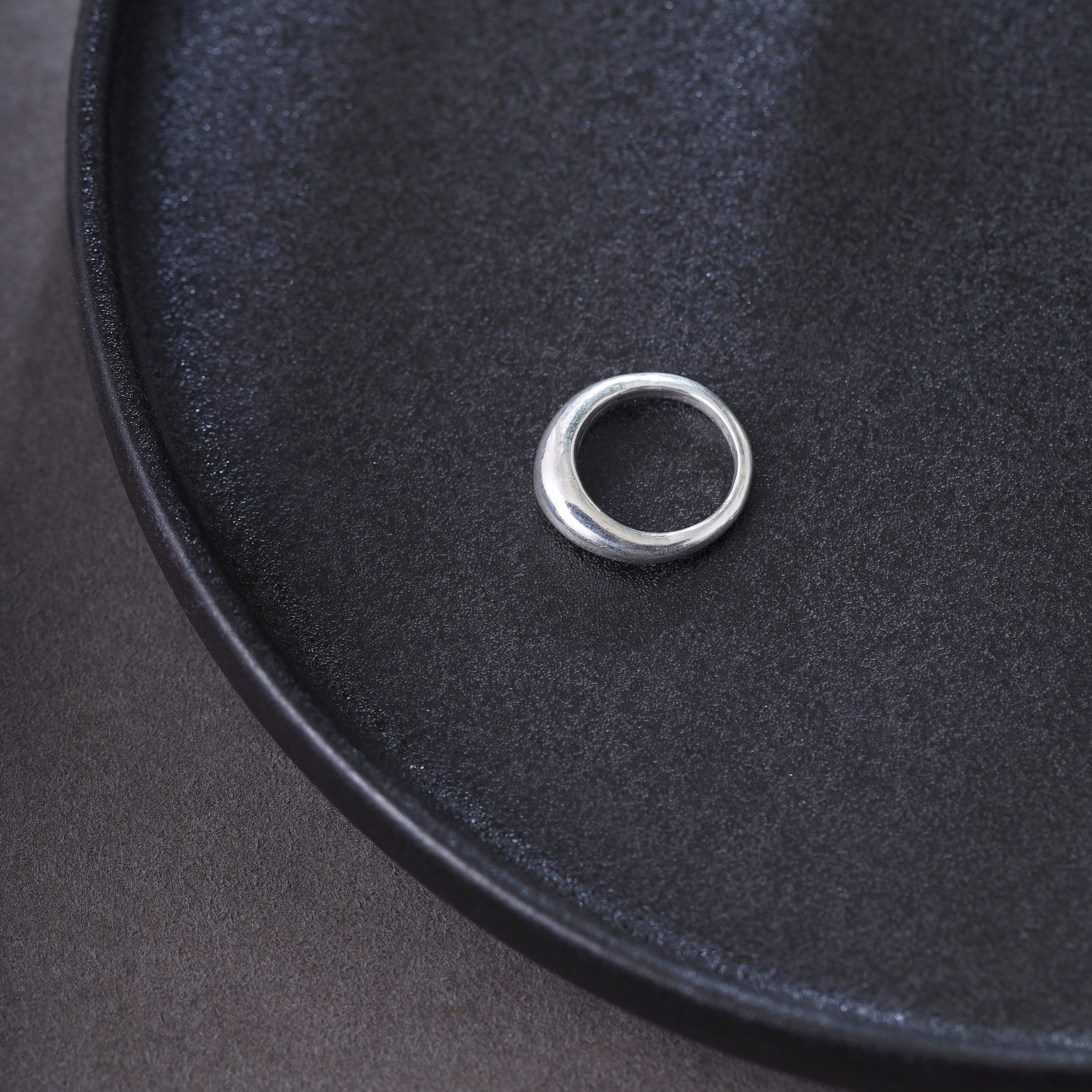 面包戒|熙素999足银纯手工银戒指自然肌理日常百搭简约银指环,淘宝优惠券,粉丝福利购,淘宝优惠卷