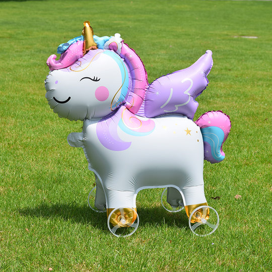 Walking wheeled balloon children's street stall gifts