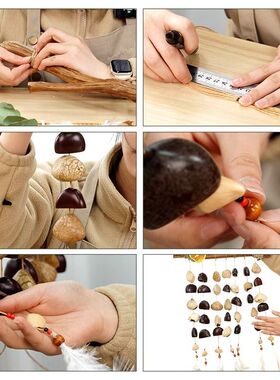 天然果壳风铃diy手工材料包印尼果实音束摇铃铛瑜伽冥想音疗乐器