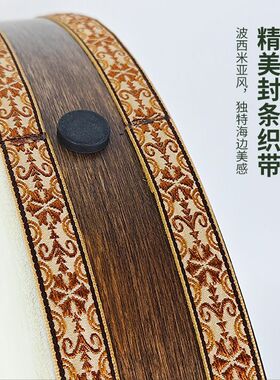 印尼海浪鼓实木框真羊皮海浪鼓海洋鼓音乐启蒙特教音疗海鼓