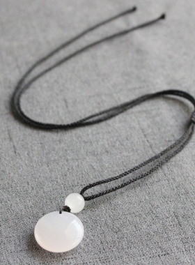 度李平乐长蓉公主华年裴张凌赫文宣黑白围棋博弈项链锁骨链饰品