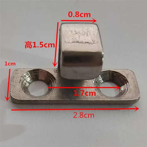 适用海尔冷柜展示柜冷藏柜配件 门锁 五棱锁芯 五角锁头+钥匙3227 - 图2