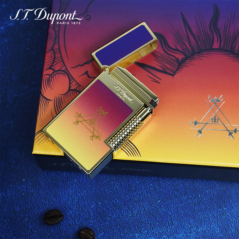 S.T.Dupont法国都彭蒙特联名款晨光防风火机雪茄剪朗声送男友礼物