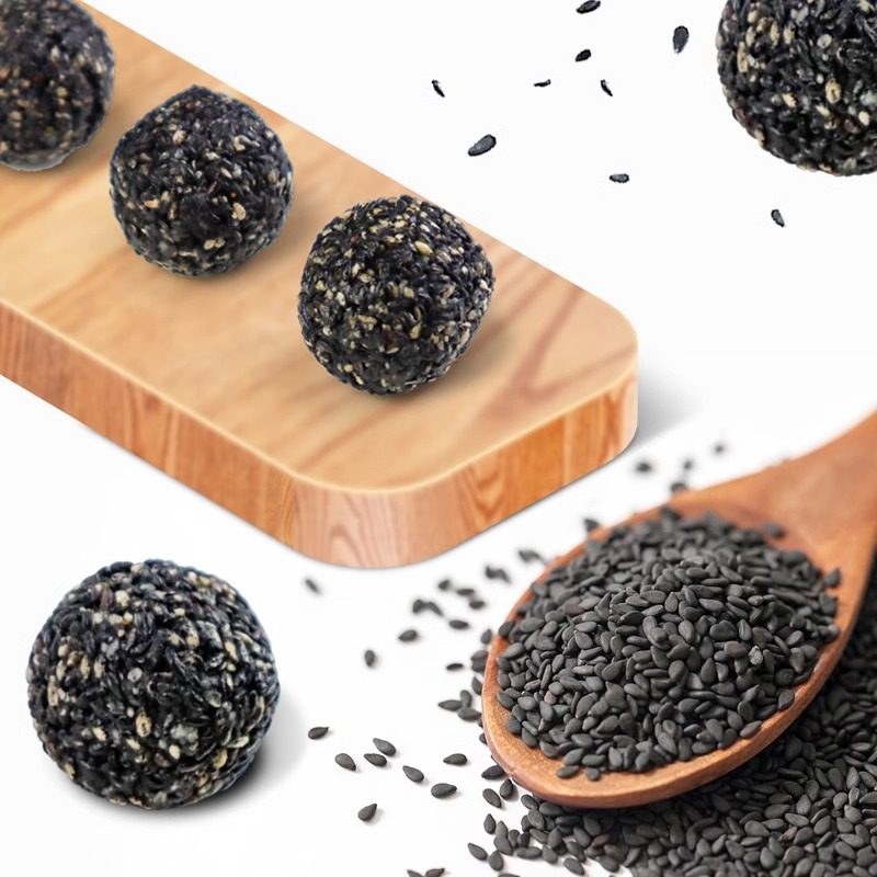 思宏黑芝麻丸500g蜂蜜手工熟黑芝麻球小包装开袋即食孕妇休闲零食,淘宝优惠券,粉丝福利购,淘宝优惠卷