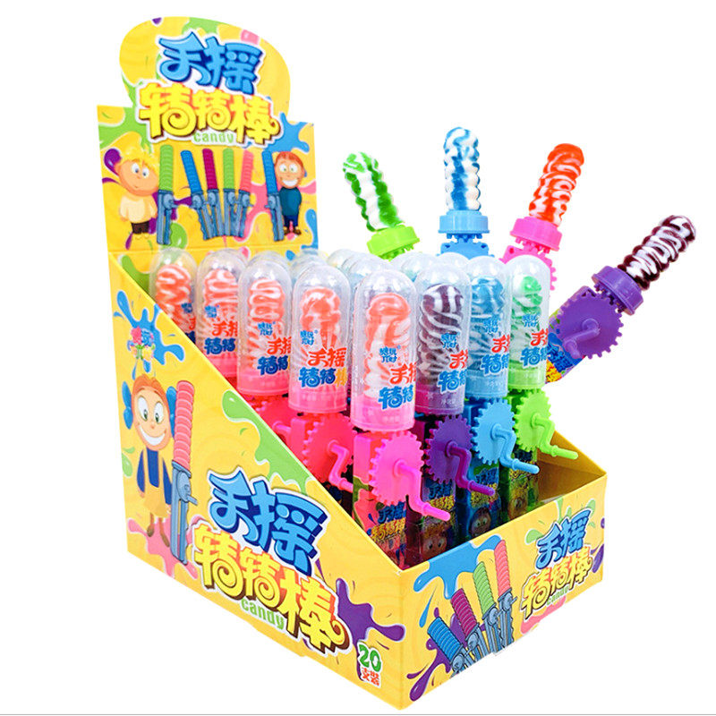 网红创意手摇转转糖儿童玩具糖果手摇糖棒棒糖玩具糖玩10g*20支,淘宝优惠券,粉丝福利购,淘宝优惠卷