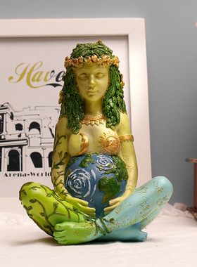 创意女神地球母亲盖亚摆件