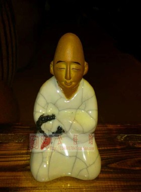 酒柜桌面人物摆件三个和尚