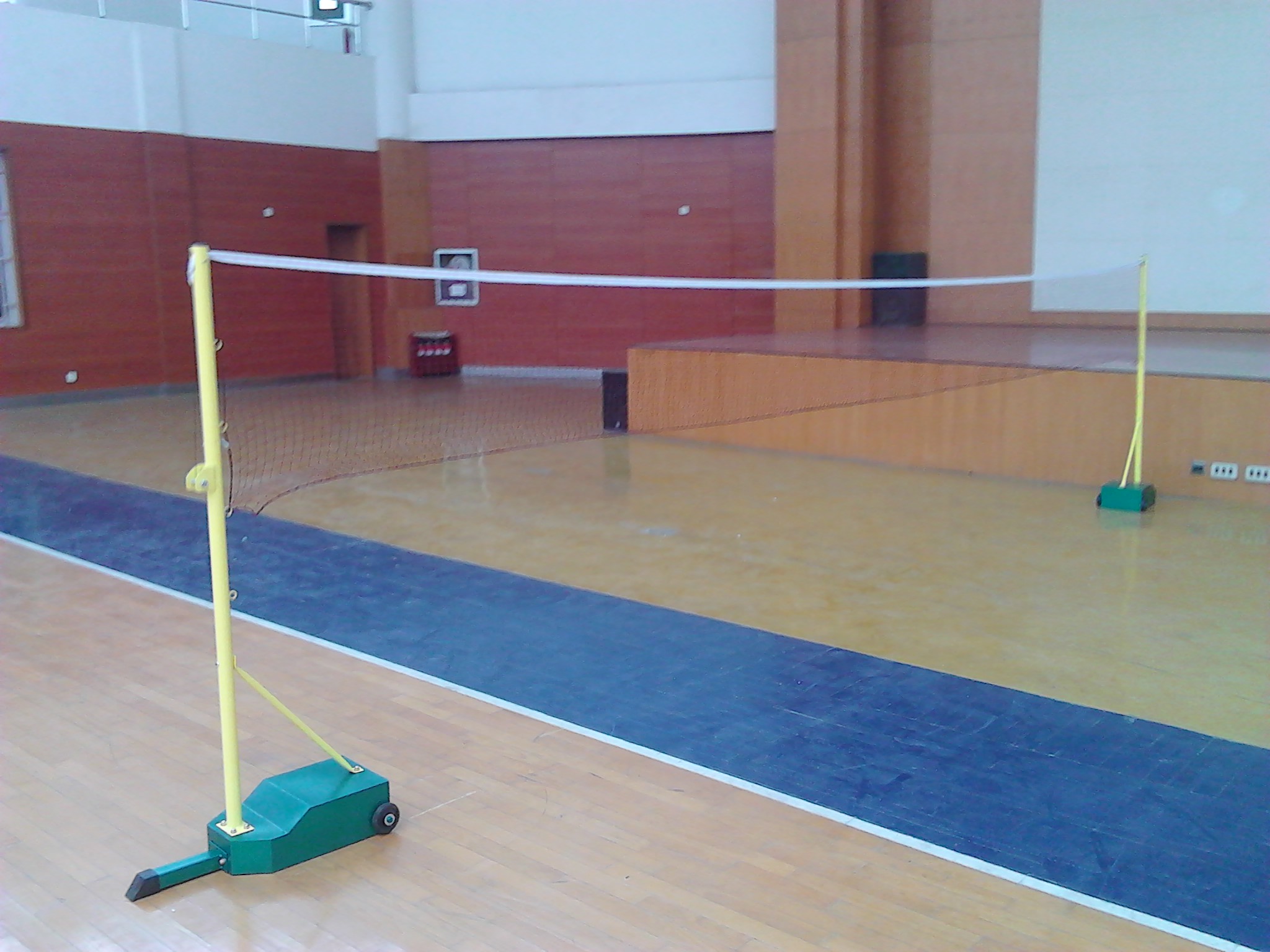 羽毛球柱 羽毛球网架 便携式标准羽毛球网架家用羽毛球柱 可移动 - 图3
