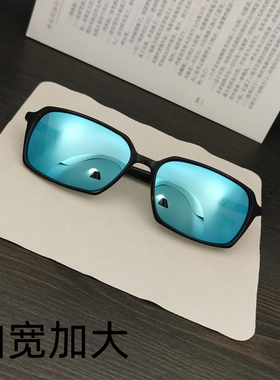 大脸偏光长方形硬朗男加宽墨镜