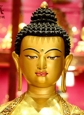 释迦族手工释迦牟尼铜像