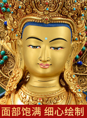 尼泊尔手工铜雕摆件桌面