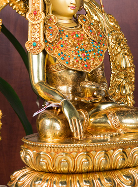 12岁等身尼泊尔大昭寺觉卧佛摆件