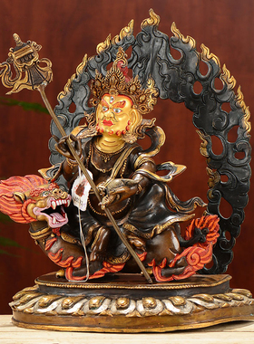 铜像摆件尼泊尔鎏金工艺品