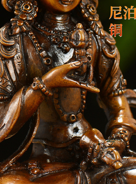 紫铜雕花中式客厅手工桌面摆件