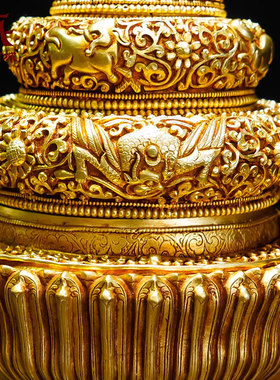 宝瓶米盒家居装饰摆件