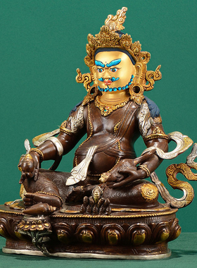 尼泊尔手工雕刻铜像艺术品摆件