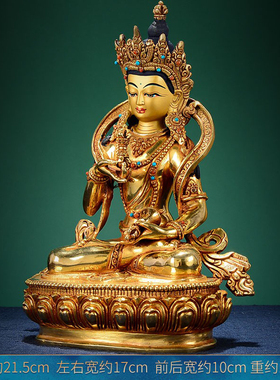 尼泊尔手工铜像摆件居家