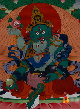 天然矿物颜料画心唐卡