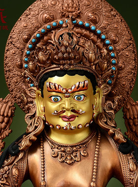 古铜黄财神铜像摆件家用