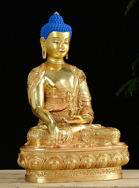 室内居家摆件全鎏金铜像