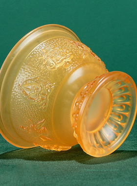 八个一套琉璃水杯摆件