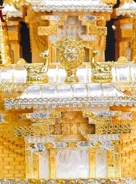 室内家用坛城铜摆件桌面